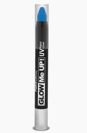 Glow Me Up UV Reactive Small Paint Liner Stick - Neon Blue