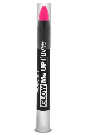 Glow Me Up UV Reactive Small Paint Liner Stick - Neon Pink
