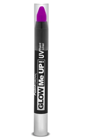 Glow Me Up UV Reactive Small Paint Liner Stick - Violet