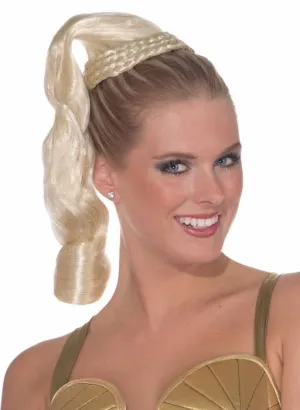 Goddess Womens Long Blonde Ponytail Costume Hairpiece