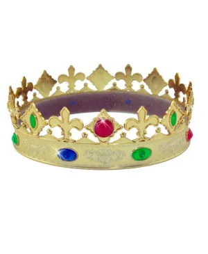 Gold Crown Costume Accessory
