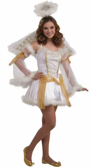 Golden Angel Teen Girls Christmas Costume