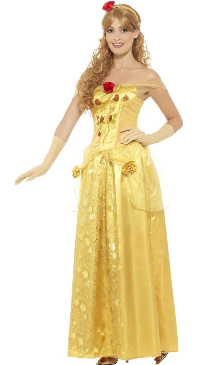 Golden Princess Womens Fairytale Costume