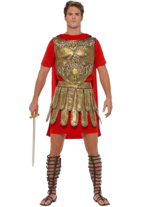 Golden Roman Gladiator Mens Dress Up Costume