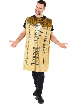 Golden Ticket Mens Roald Dahl Book Week Costume