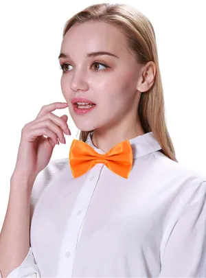 Golden Yellow Satin Costume Bow Tie