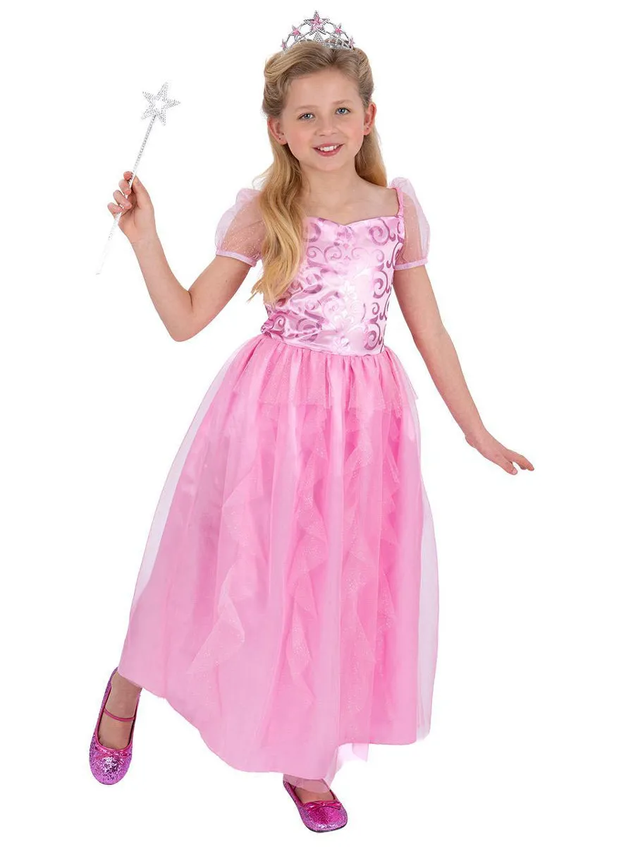 Good Witch Girls Pink Fairy Costume