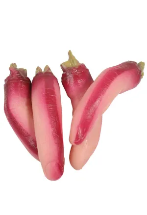 Gory Severed Fingers Halloween Accessories - 4 Pack