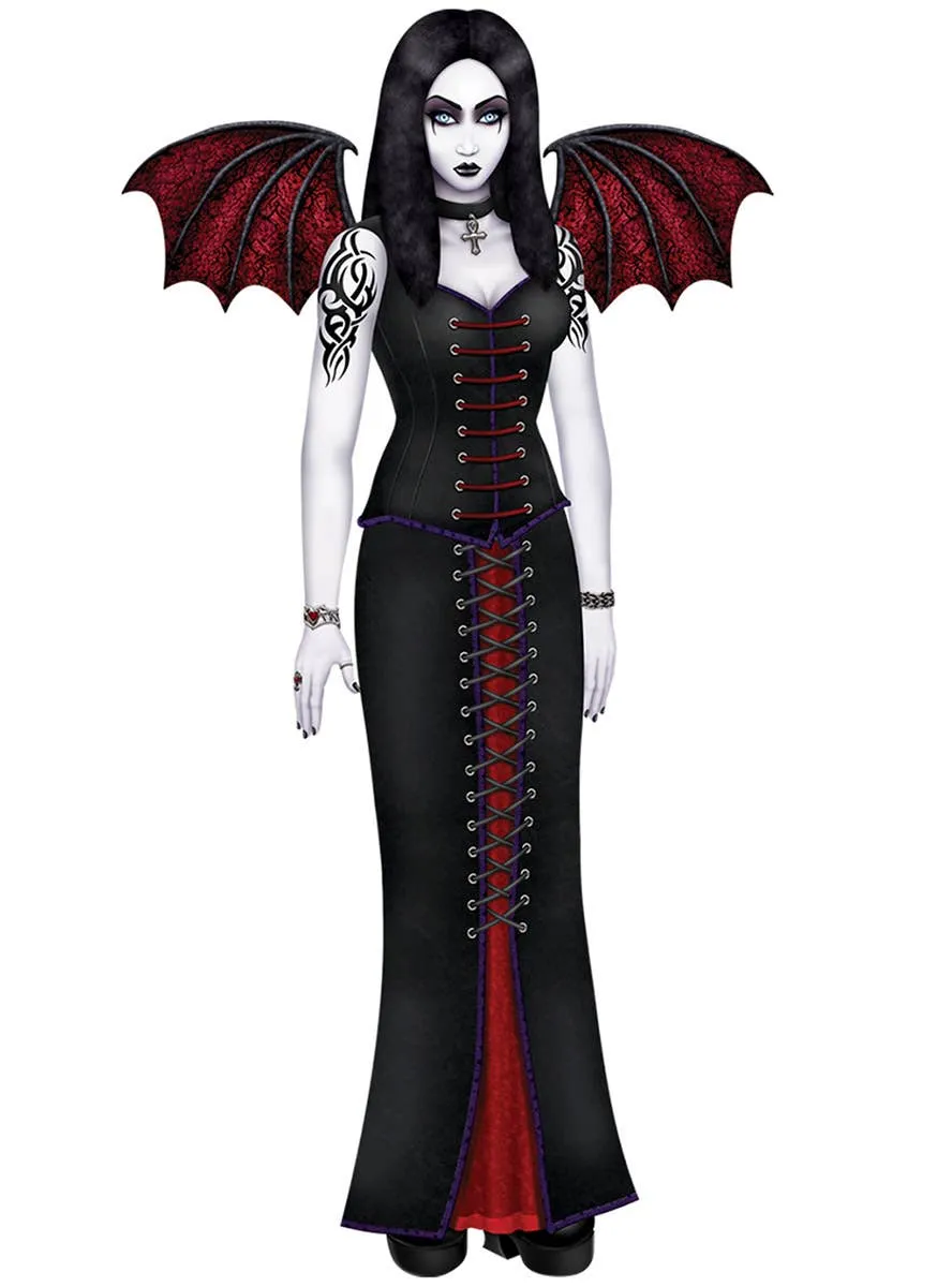 Gothic Beauty Cut Out Halloween Decoration