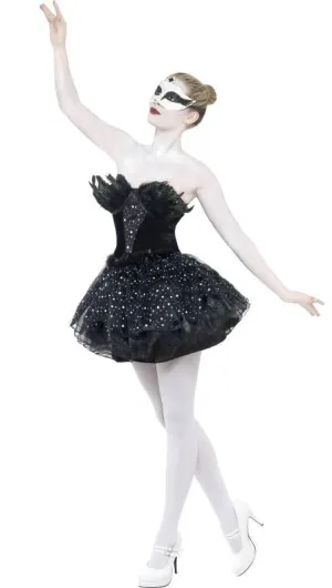 Gothic Black Swan Womens Halloween Costume