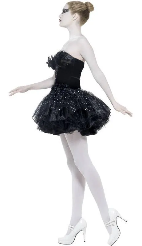 Gothic Black Swan Womens Halloween Costume
