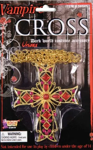 Gothic Cross Halloween Costume Jewellery