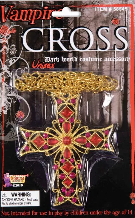 Gothic Cross Halloween Costume Jewellery
