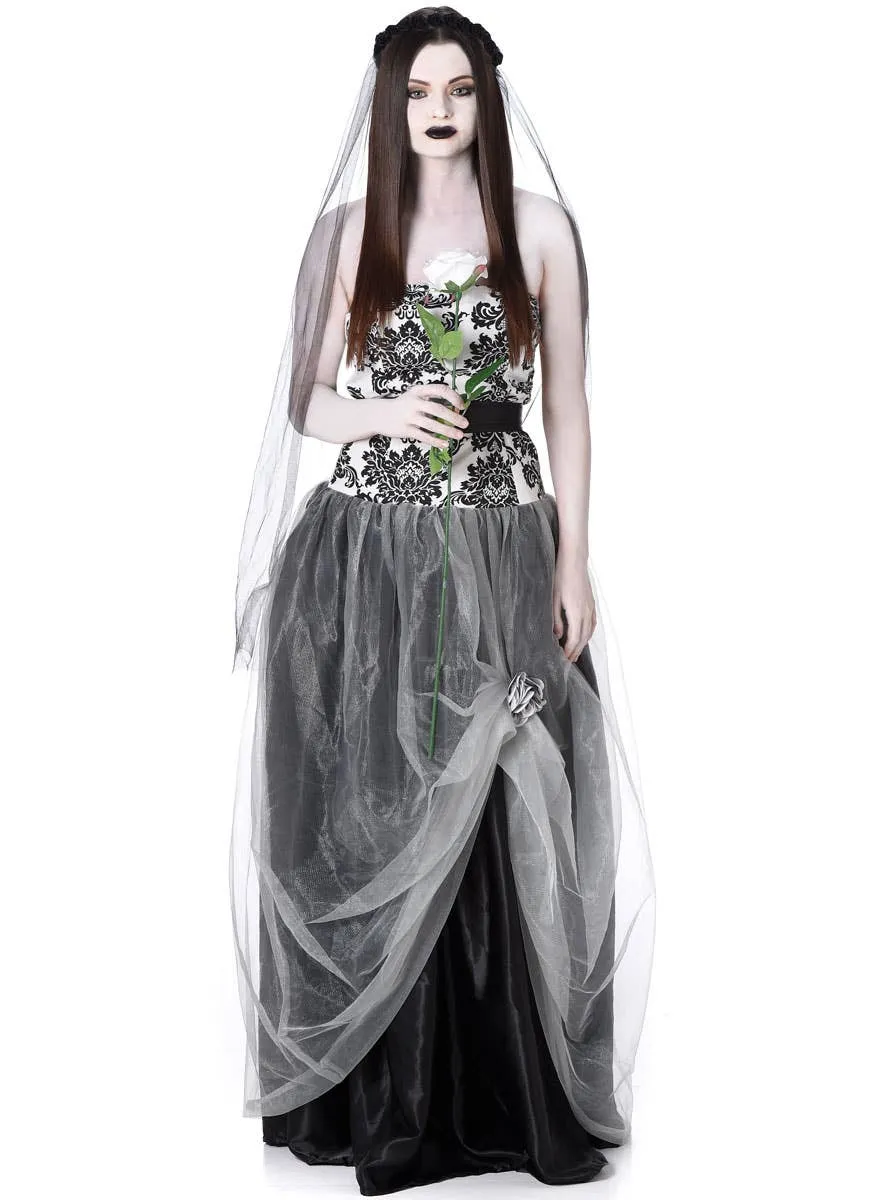 Gothic Dead Bride Womens Halloween Costume