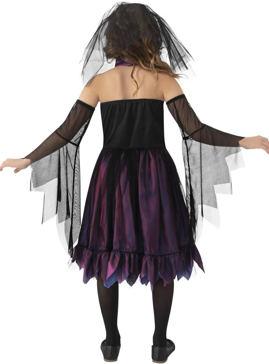 Gothic Girls Purple Princess Halloween Costume