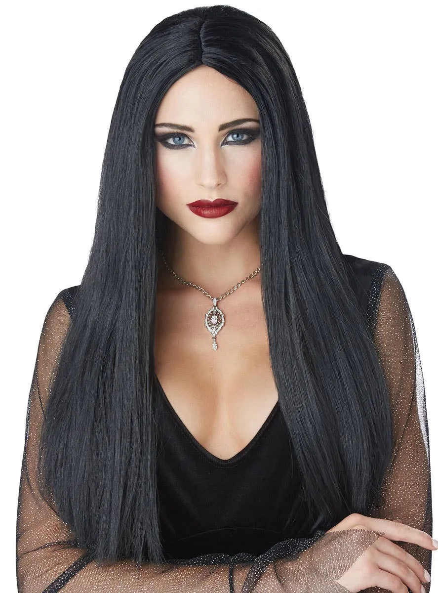 Gothic Matriarch Womens Long Halloween Costume Wig
