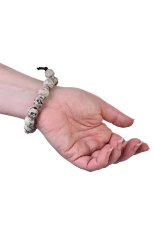 Gothic Skulls Bracelet Halloween Costume Accessory