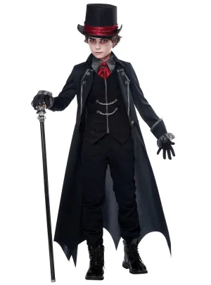 Gothic Vampire Boys Deluxe Halloween Costume