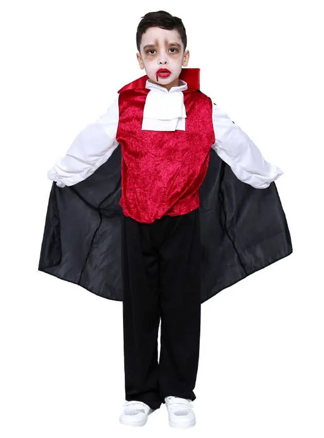 Gothic Vampire Count Boys Halloween Costume
