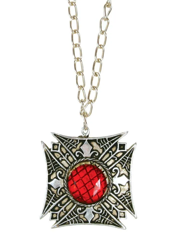 Gothic Vampire Medallion Halloween Costume Jewellery