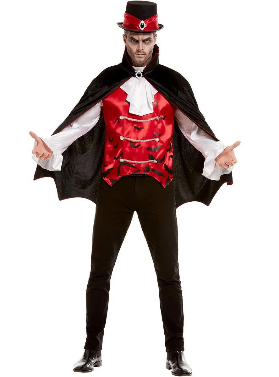 Gothic Vampire Mens Dracula Halloween Costume