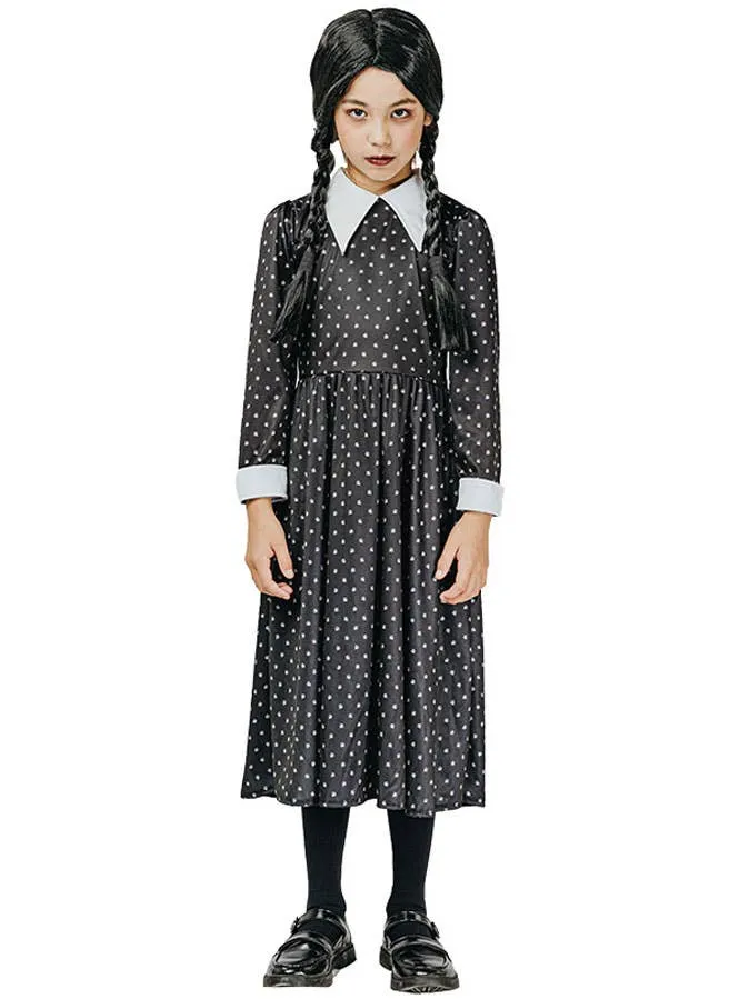 Gothic Wednesday Addams Girls Costume