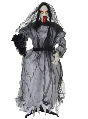 Gothic Zombie Bride Light Up Halloween Prop