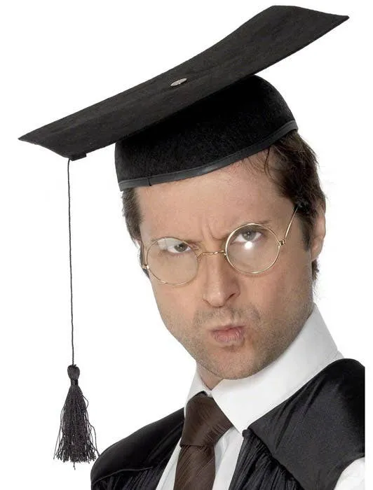 Graduation Mortar Board Costume Hat