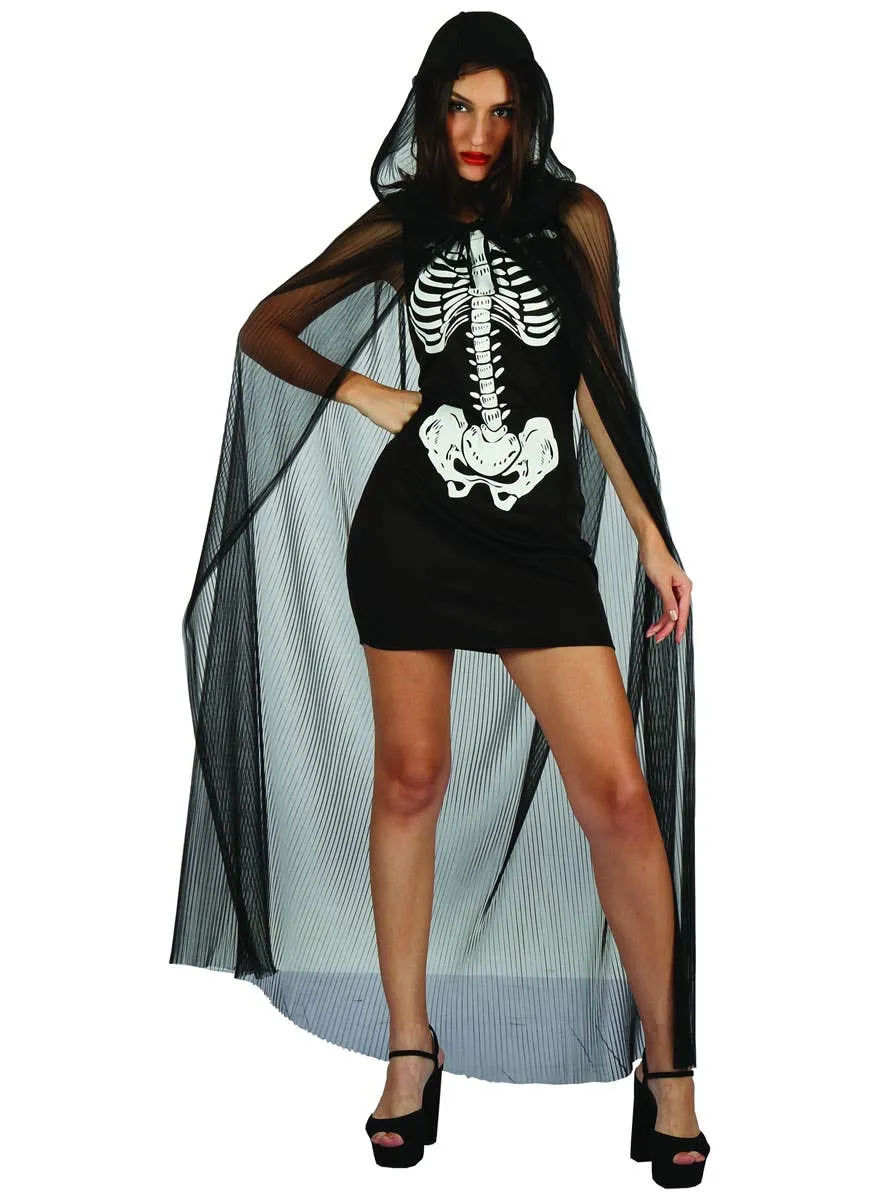 Graveyard Queen Womens Skeleton Halloween Costume