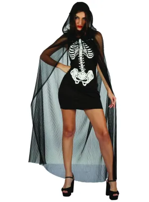 Graveyard Queen Womens Skeleton Halloween Costume