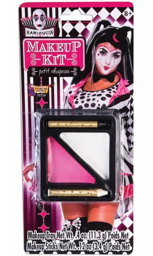 Grease Paint Pink and White Costume Makeup Kit