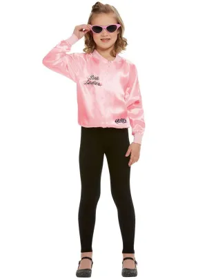 Grease Pink Ladies Girls Officially Licensed Costume Jacket