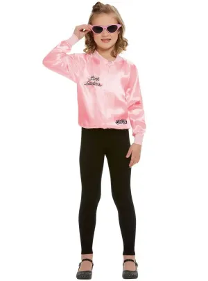 Grease Pink Ladies Teen Girls Costume Jacket