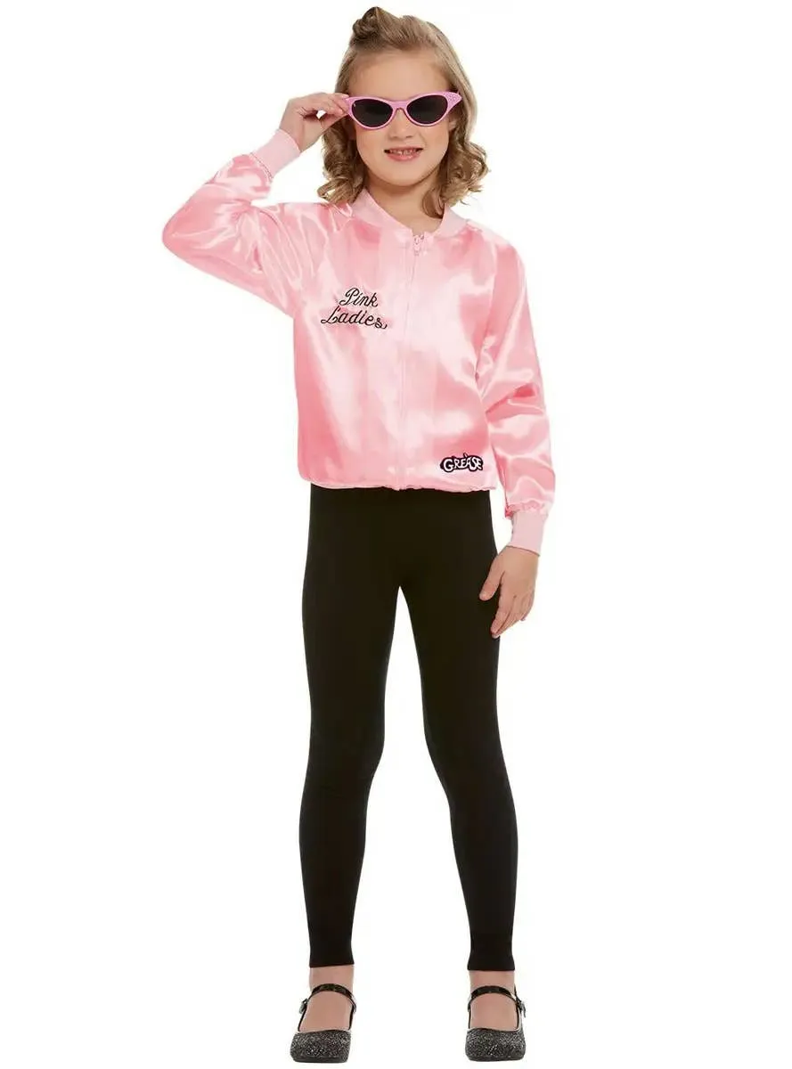 Grease Pink Ladies Teen Girls Costume Jacket