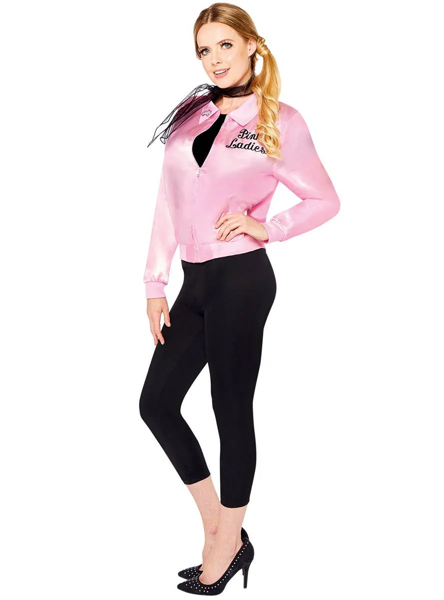 Grease Pink Ladies Womens Fancy Dress Costume