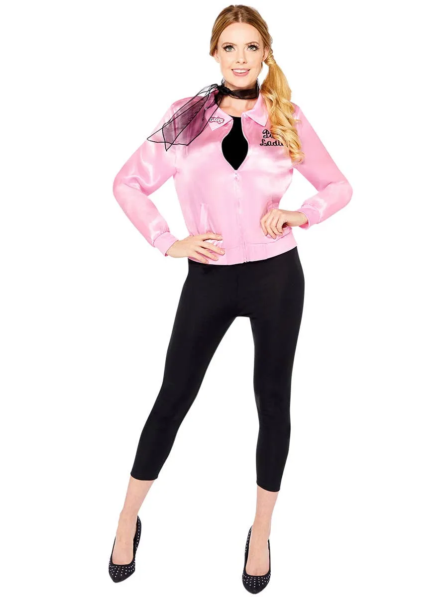 Grease Pink Ladies Womens Fancy Dress Costume