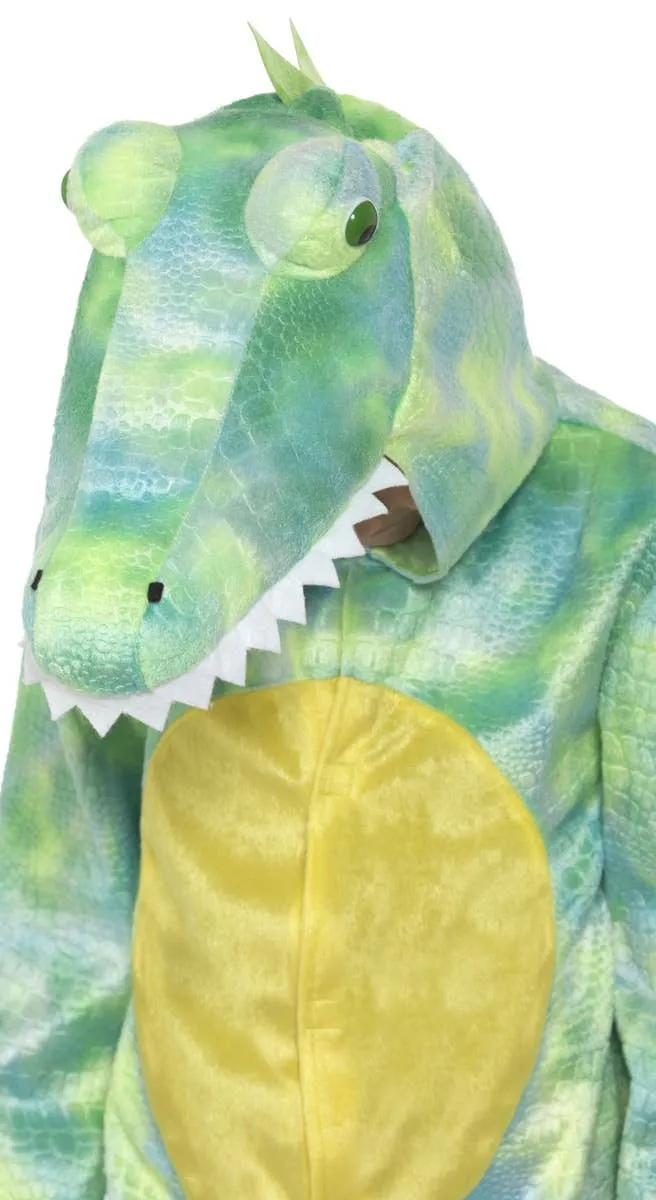 Great Big Green Dinosaur Girls Onesie Costume