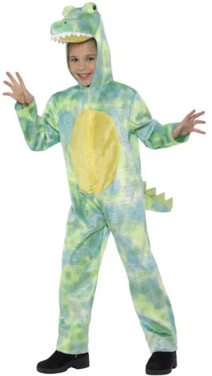 Great Big Green Dinosaur Girls Onesie Costume