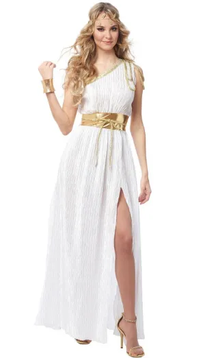 Grecian Beauty Womens White Goddess Costume