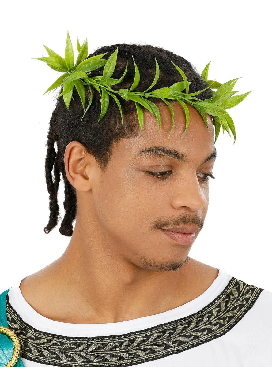 Grecian Laurel Leaf Headdress Mens Costume Accessory