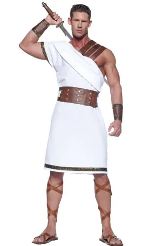 Greek Warrior Mens Fancy Dress Costume