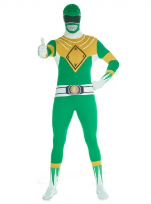 Green Power Ranger Morphsuit Mens Costume