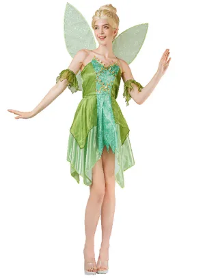 Green Tinkerbell Fairy Womens Costume