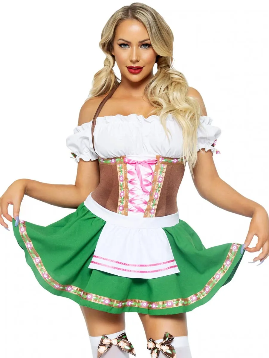 Gretchen Womens Sexy Beer Girl Oktoberfest Costume