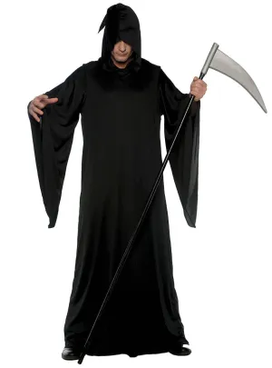 Grim Reaper Robe Plus Size Mens Halloween Costume
