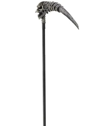 Grim Reaper Skull Scythe Halloween Weapon