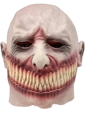 Grinning Outworld Mutant Latex Full Head Mask