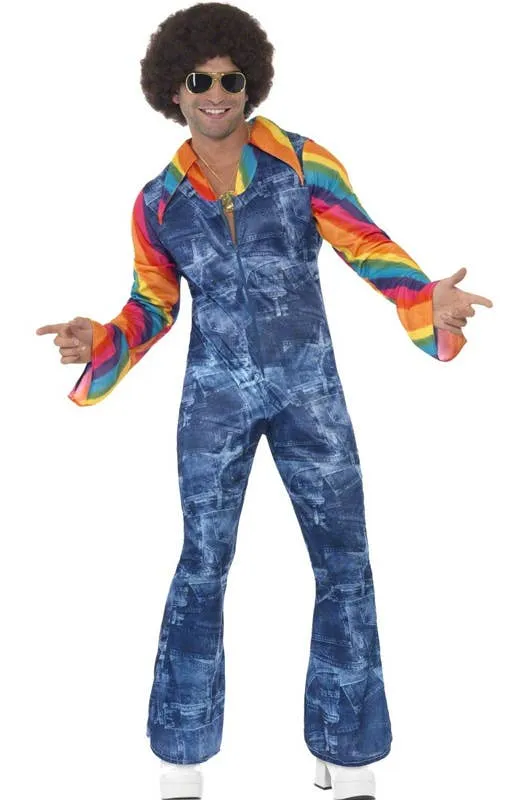Groovier Dancer Mens Disco 70s Party Costume