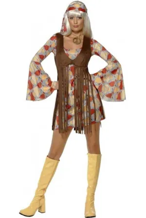 Groovy Baby Womens 60s Hippie Costume