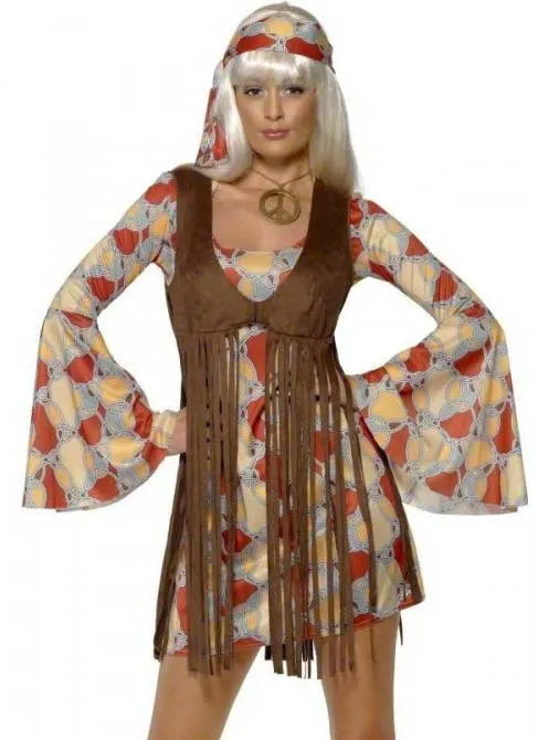 Groovy Baby Womens 60s Hippie Costume
